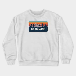 Retro Badge Soccer Crewneck Sweatshirt